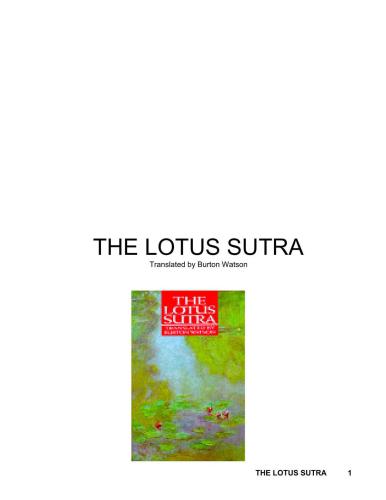 The Lotus Sutra