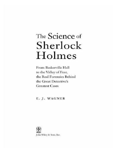 Science of Sherlock Holmes