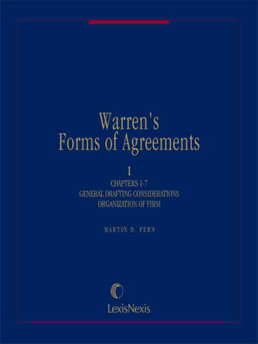 Warren's Forms of agreements: business forms