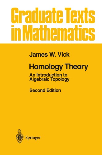 Homology Theory: an Introduction to Algebraic Topology
