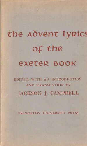 Advent Lyrics of the Exeter Book