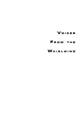 Voices from the Whirlwind: An Oral History of the Chinese Cultural Revolution