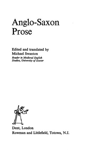 Anglo-Saxon Prose