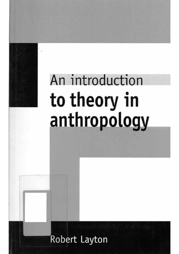 An introduction to theory in anthropology