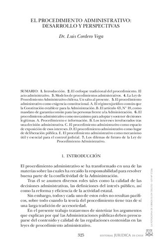 El Procedimiento Administrativo