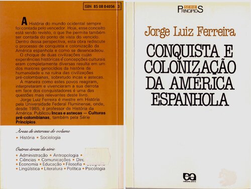 Conquista e colonizaçâo da América Espanhola