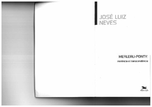 Merleau-Ponty : inerencia e trasncendencia