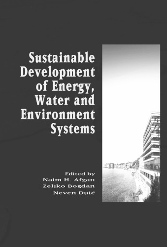 Sustainable Development of Energy, Water and Environment Systems