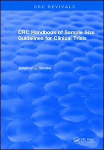 CRC Handbook of Sample Size Guidelines for Clinical Trials