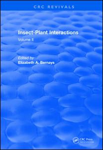 Insect-Plant Interactions (1990): Volume II
