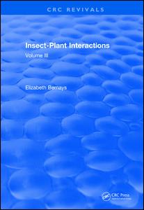 Insect-Plant Interactions (1990): Volume III