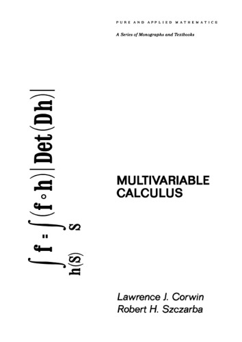 Multivariable Calculus