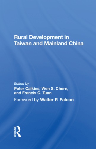 Rural Development In Taiwan And Mainland China