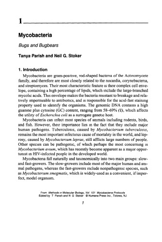 Mycobacteria Protocols