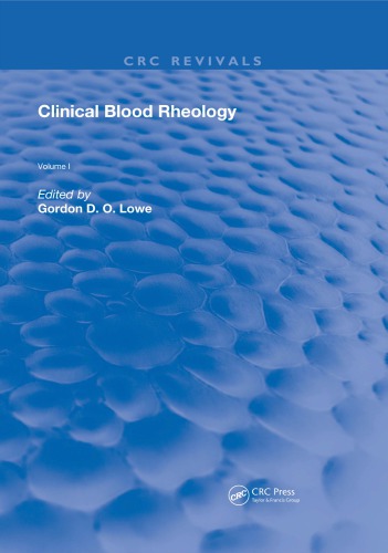 Clinical Blood Rheology: Volume 1