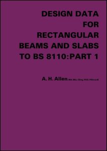 Design Data for Rectangular Beams and Slabs to BS 8110: Part 1