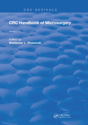 Handbook of Microsurgery: Volume 1
