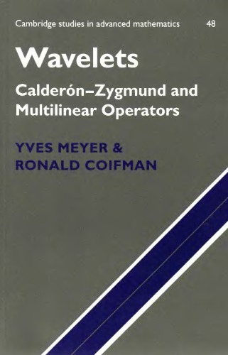Wavelets: Calderon-Zygmund and multilinear operators