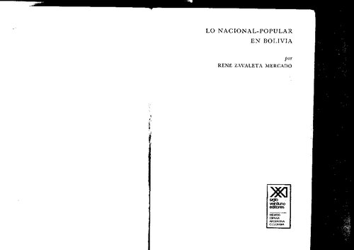 Lo nacional-popular en Boliva