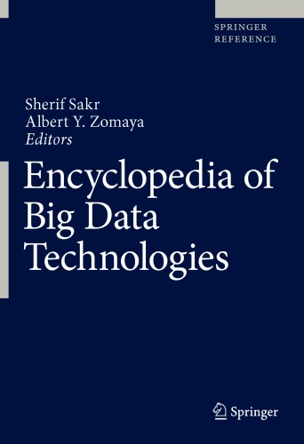 Encyclopedia of big data technologies
