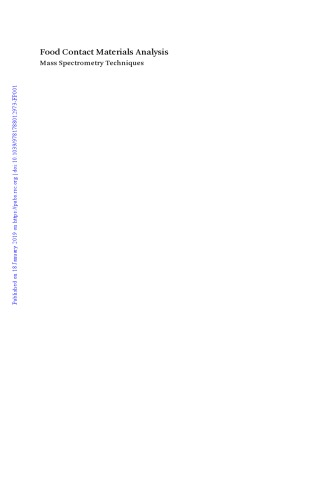 Food contact materials analysis: mass spectrometry techniques