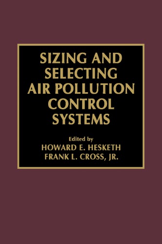 Sizing and selecting air pollution control systems