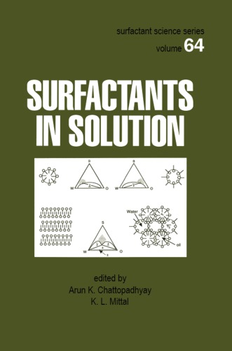 Surfactants in solution