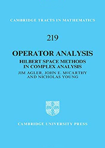 Operator analysis. Hilbert space methods in complex analysis