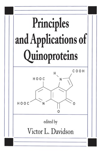 Principles and applications of quinoproteins
