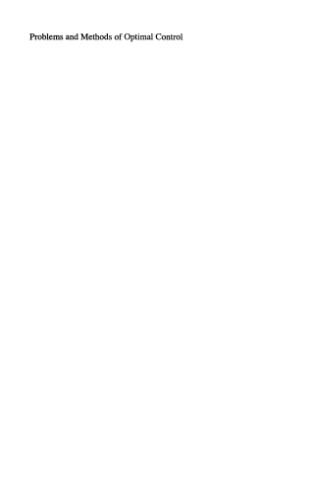 Problems and methods of optimal control