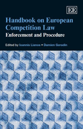Handbook on European Competition Law: Enforcement and Procedure
