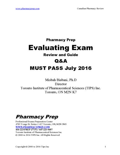 Evaluating Exam Review and Guide Q&A