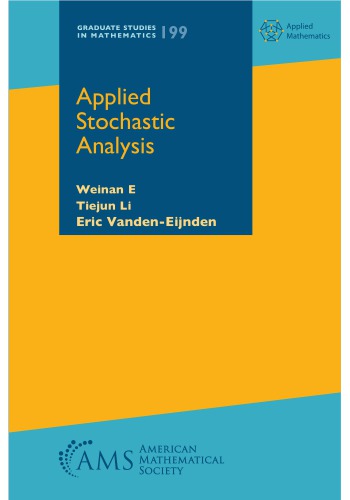 Applied stochastic analysis