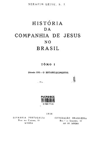 História da Companhia de Jesus no Brasil (século XVI - o estabelecimento)