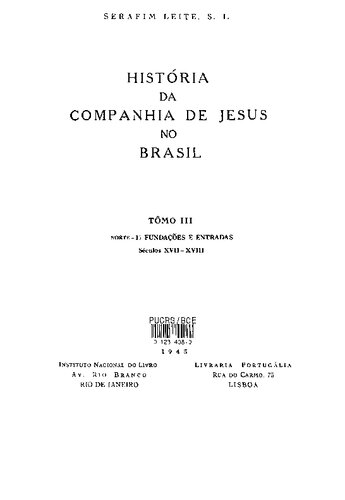 História da Companhia de Jesus no Brasil