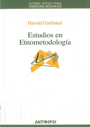 Estudios en etnometodología