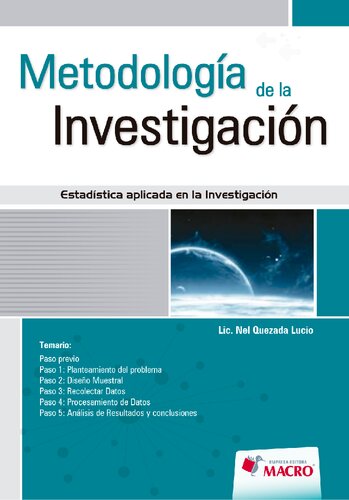 Metodología de la investigación : estadística aplicada en la investigación