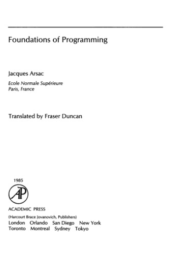 Foundations of programming
