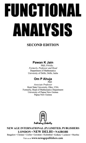 Functional analysis