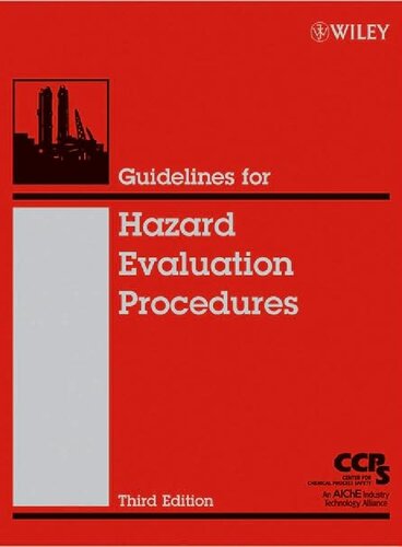 Guidelines for Hazard Evaluation Procedures