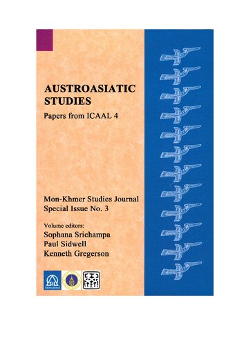 Austroasiatic studies. Papers from ICAAL 4