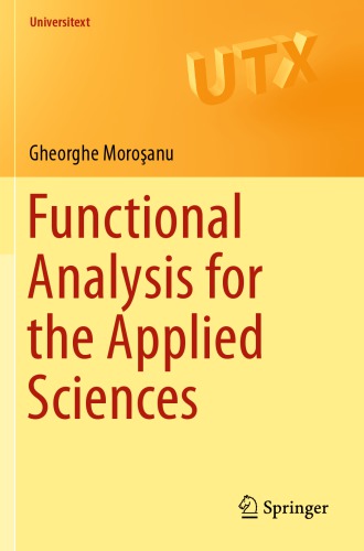 Functional analysis for the applied sciences