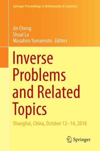 Inverse problems and related topics, 2018