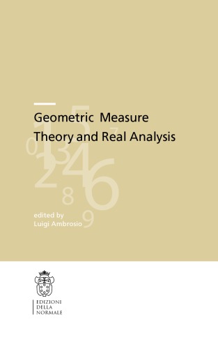 Geometric measure theory and real analysis
