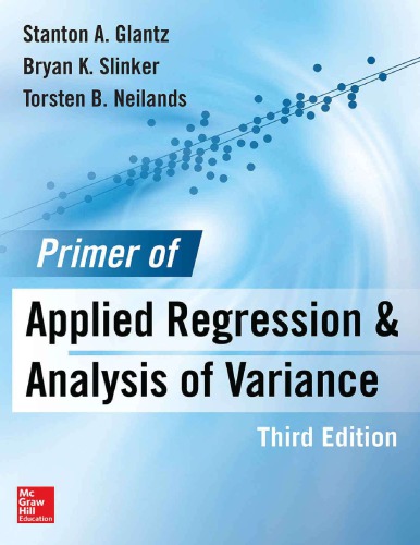 Primer of applied regression and analysis of variance