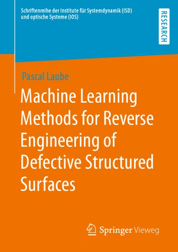 Machine learning methods for reverse engineering of defective structured surfaces