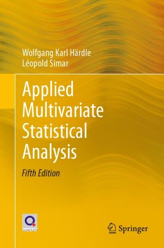 Applied multivariate statistical analysis