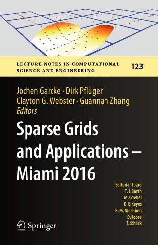 Sparse grids and applications - Miami 2016