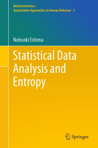 Statistical data analysis and entropy