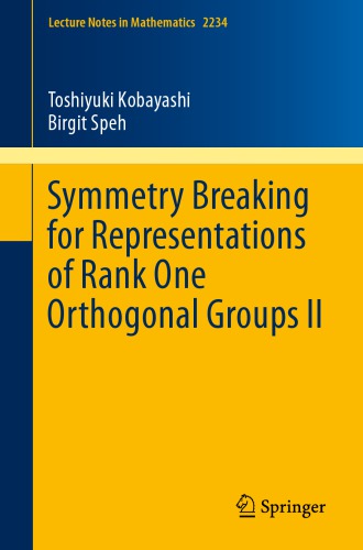 Symmetry breaking for representations of rank one orthogonal groups II